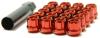 Wheel Mate Muteki Open End Lug Nuts - Red 12x1.25 - and Tire Accessories