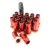 Wheel Mate Muteki SR45R Lug Nut Kit Lock Set 12x1.5 45mm - Red - and Tire Accessories