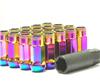 Wheel Mate Muteki SR48 Open End Locking Lug Nut Set of 4 - Purple 12x1.50 48mm - and Tire Accessories