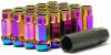 Wheel Mate Muteki SR48 Open End Lug Nuts - Neon 12x1.50 48mm - and Tire Accessories