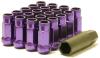 Wheel Mate Muteki SR48 Open End Lug Nuts - Purple 12x1.50 48mm - and Tire Accessories