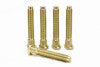 Wheel Mate Stud Conversion M14 x P1.50-M12 P1.50 / 1.75in L - Nickel Finish (QTY 20) - and Tire Accessories