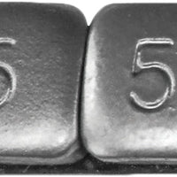 K&l Wheel Weights 5 Gram Chrome 360 Piece/box - Black - Harddrive Products