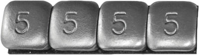 K&l Wheel Weights 5 Gram Chrome 360 Piece/box - Silver - Harddrive Products