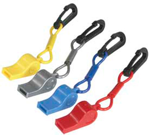 Atlantis Whistle W/clip Grey - Black - Watercraft Collection