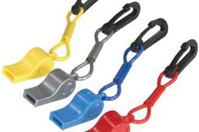 Atlantis Whistle W/clip Grey - Watercraft Collection