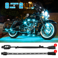 Xk Glow White Led Strip 10pc Kit - Amber - Harddrive Products
