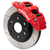 Wilwood 07-18 Chevy Silverado/GMC Sierra Aero6-DM Front Brake Kit - Slotted - Red - Brakes Rotors & Pads
