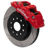 Wilwood 07-18 Jeep Wrangler (JK) Aero6-DM Front Brake Kit - Slotted - Red - Brakes Rotors & Pads
