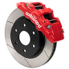 Wilwood 10-14 Ford F-150 Raptor Aero6-DM Front Brake Kit - Slotted - Red - Brakes Rotors & Pads