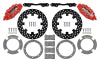 Wilwood 17-21 Can-Am X3RS Red 6-Piston Front Kit 11.25in - Drilled Rotors - Brakes & Pads