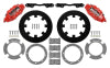 Wilwood 17-21 Can-Am X3RS Red 6-Piston Front Kit 11.25in - Undrilled Rotors - Brakes & Pads