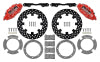 Wilwood 17-21 Can-Am X3RS Red 6-Piston Rear Kit 11.25in - Drilled Rotors - Brakes & Pads