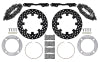Wilwood 2014 + Polaris RZR XP 1000 Front Kit 11.25in Drilled - Black - Brakes Rotors & Pads