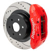Wilwood 99-18 Chevy Silverado/GMC Sierra 16x1.25 D&S Rotor TX4R 4 Piston Rear Brake Kit - Red - Brakes Rotors & Pads