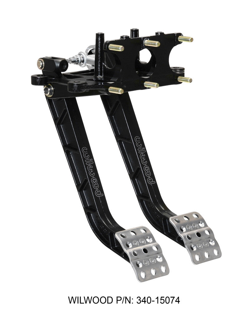 Wilwood Adjustable-Trubar Dual Pedal - Brake / Clutch - Rev. Swing Mount - 6.25:1 - Interior Accessories