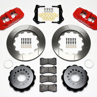 Wilwood AERO4 Rear Kit 14.25in Red 2006-10 Magnum/Challngr/Chrgr/300C - Brakes Rotors & Pads