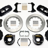 Wilwood AERO4 Rear P-Brake Kit 14.00in Chevy 12 Bolt w/ C-Clips - Brakes Rotors & Pads