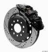 Wilwood AERO6 Front Hat Kit 14.00 Black 2018-Up Jeep JL SRP w/Lines - Brakes Rotors & Pads