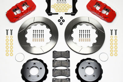 Wilwood AERO6 Front Hat Kit 14.25 Red 2006-10 Magnum/Challngr/Chrgr/300C - Brakes Rotors & Pads
