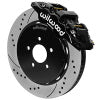 Wilwood Aero6R Front Big Brake Kit 14in Slotted Black Powder Coat 94-04 Ford Mustang SN95 - Brakes Rotors & Pads