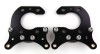 Wilwood Brackets (2) - P/S Rear - Big Ford 2.50in Offset - Brakes Rotors & Pads
