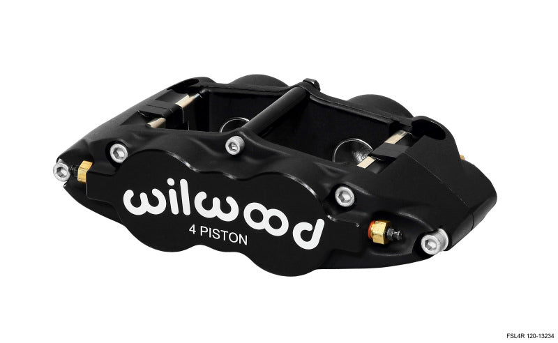 Wilwood Caliper-Forged Superlite 4R 1.12/1.12in Pistons 0.81in Disc - Brakes Rotors & Pads
