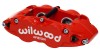 Wilwood Caliper-Narrow Superlite 4R - Red 1.12/1.12in Pistons 1.10in Disc - Brakes Rotors & Pads
