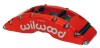 Wilwood Caliper-TC6R-Red 1.75/1.38/1.38in Pistons 1.38in Disc - Brakes Rotors & Pads