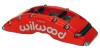 Wilwood Caliper-TC6R-Red 1.75/1.38/1.38in Pistons 1.38in Disc - Brakes Rotors & Pads