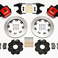 Wilwood Combination Parking Brake Rear Kit 12.19in Red Civic / Integra Drum 2.46 Hub Offset - Brakes Rotors & Pads