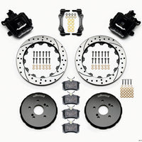 Wilwood Combination Parking Brake Rear Kit 12.88in Drilled Honda S2000 - Brakes Rotors & Pads