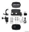 Wilwood Compact Tandem M/C - 1.12in Bore w/RH Bracket and Valve - Black - Brakes Rotors & Pads