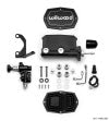 Wilwood Compact Tandem M/C - 15/16in Bore - w/Bracket and Valve (Pushrod) - Black - Brakes Rotors & Pads