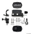 Wilwood Compact Tandem M/C - 7/8in Bore w/RH Bracket and Valve (Pushrod) - Black - Brakes Rotors & Pads