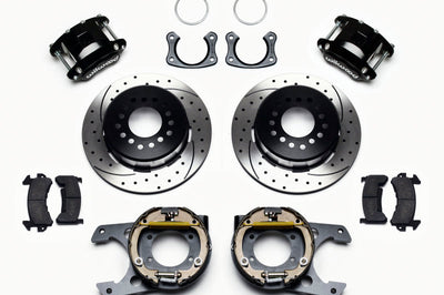 Wilwood D154 P/S Park Brake Kit Drilled Big Ford New Style 2.36in Offset - Brakes Rotors & Pads