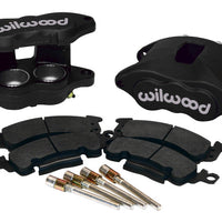 Wilwood D52 Front Caliper Kit - Gray Type III Ano 2.00 / 2.00in Piston 1.04in Rotor - Brakes Rotors & Pads