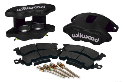 Wilwood D52 Front Caliper Kit - Gray Type III Ano 2.00 / 2.00in Piston 1.04in Rotor - Brakes Rotors & Pads