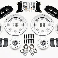 Wilwood Dynapro 6 Front Hub Kit 12.19in Drill-Zinc 67-69 Camaro (*Line Needed*) - Brakes Rotors & Pads