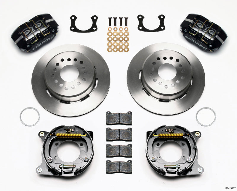 Wilwood Dynapro Dust-Boot P/S Park Brake Kit New Big Ford 2.50in Offset - Brakes Rotors & Pads