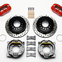 Wilwood Dynapro Low-Profile 11.00in P-Brake Kit Drill-Red 93-97 Camaro/Firebird 2.75in Offset - Brakes Rotors & Pads