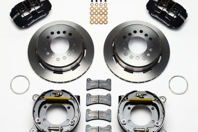 Wilwood Dynapro Low-Profile 11.00in P-Brake Kit Ford 8.8 w/2.50in Offset-5 Lug - Brakes Rotors & Pads