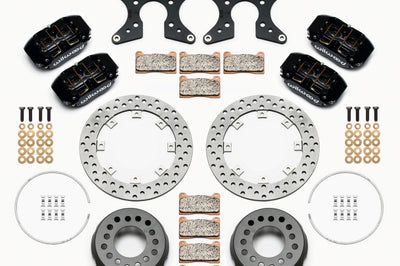 Wilwood Dynapro Lug Mount Dual Rear Dynamic Kit SA Drilled Big Ford 2.36in Offset - Brakes Rotors & Pads