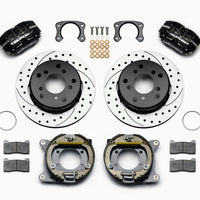 Wilwood Dynapro Lug Mount P/S Park Brake Kit Drilled Big Ford New 2.38in Off Bronco 5 x 5.50 - Brakes Rotors & Pads