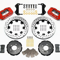 Wilwood Dynapro Radial Front Kit 12.19in Drilled Red 99-03 Jetta IV & Golf - Brakes Rotors Pads