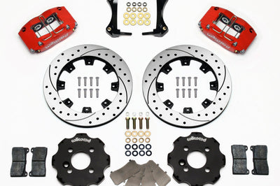 Wilwood Dynapro Radial Front Kit 12.19in Drilled Red Mini Cooper - Brakes Rotors & Pads