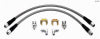 Wilwood Flexline Kit 55-57 Chevy w/ Forged Dynalite Front Caliper - Brakes Rotors & Pads