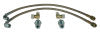 Wilwood Flexline Kit 99-03 WRX Subaru w/ Forged Dynalite Rear Caliper - Brakes Rotors & Pads