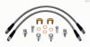 Wilwood Flexline Kit D52 Caliper 18in w/ Banjo 7/16-20 - Brakes Rotors & Pads