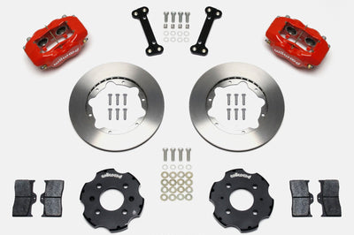Wilwood Forged Dynalite Front Hat Kit 11.00in Red Integra/Civic w/Fac.240mm Rtr - Brakes Rotors & Pads